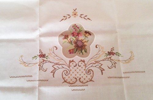 Teli lino cotone ricamato - 2,