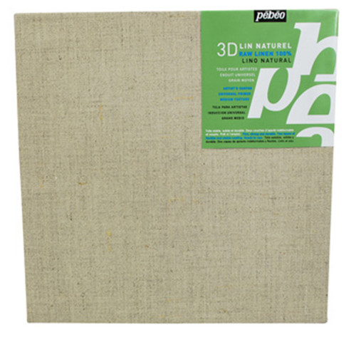 Tela 50x50cm lino naturale - tela,