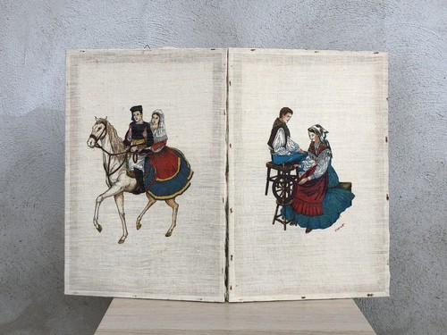 Coppia quadri stampe su - di,